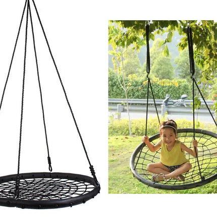Utendørs Gondol Rund Myk Huske for Barn, 100 cm i diameter - IGM Shop Norway