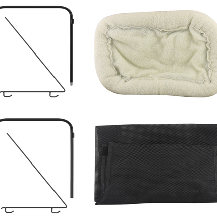Katteseng til vindu med myk fleece