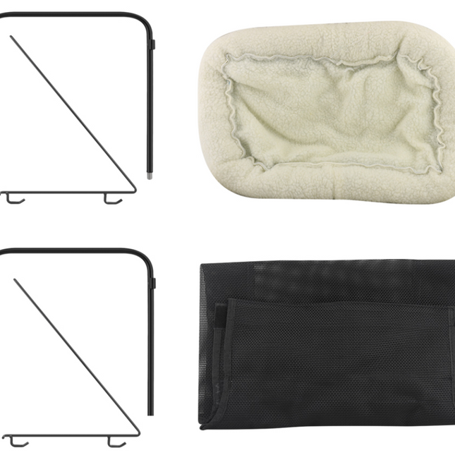 Katteseng til vindu med myk fleece