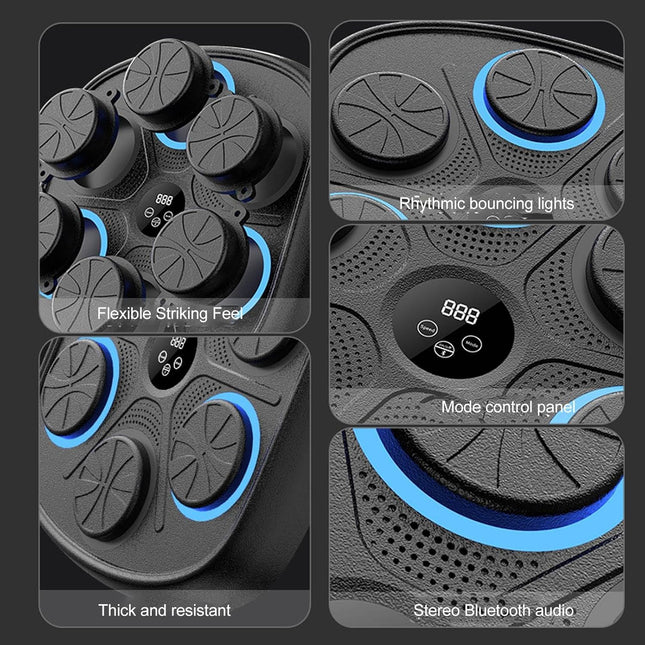 Bluetooth - boksemaskin med LED - lys, musikk - IGM Shop Norway