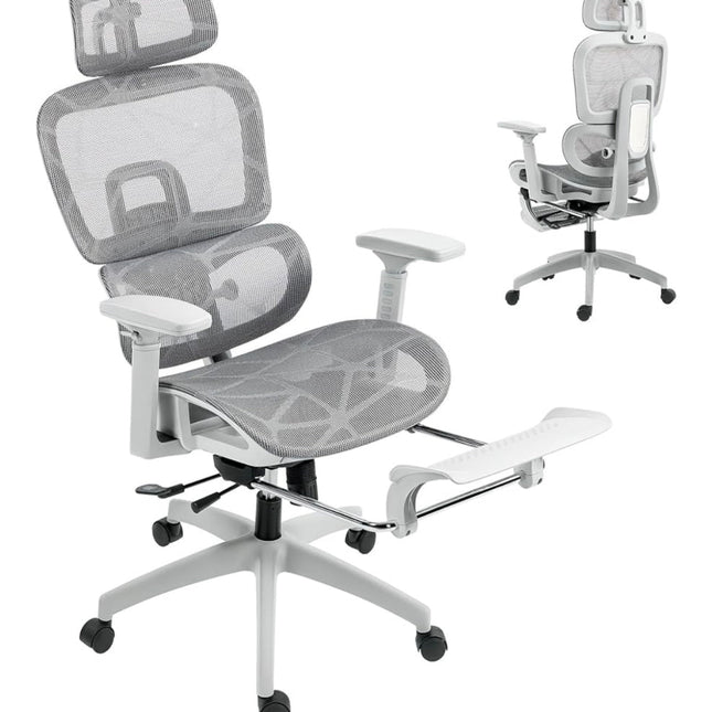 Ergonomisk kontorstol med 3 - soners korsryggstøtte - IGM Shop Norway