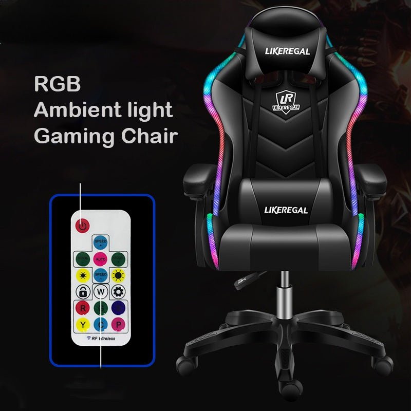 Gamingstol med høyttaler og RGB LED - IGM Shop Norway