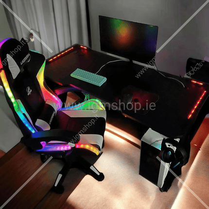 Gamingstol med høyttaler og RGB LED - IGM Shop Norway