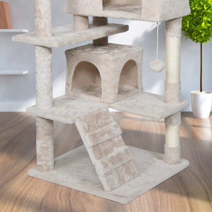 Kattetre med Skrapestativ – 130 cm - IGM Shop Norway