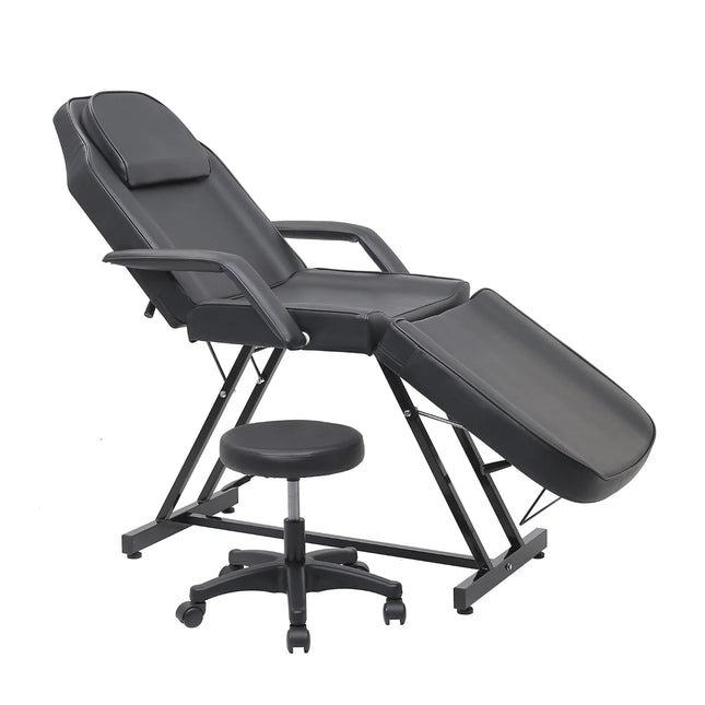 Profesjonelt sett med behandlingsbenk og arbeidsstol - IGM Shop Norway