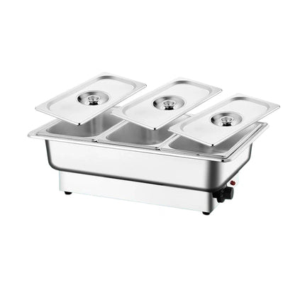 Elektrisk varmefat 13,5 L – Dobbel eller trippel modell med separate lokk